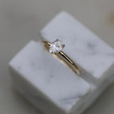 Oval Solitaire Lab Grown Diamond Engagement Ring