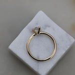 Cushion Solitaire Lab Grown Diamond Engagement Ring