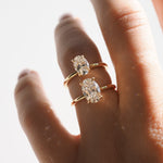 Stunning 1 CT Oval Moissanite Engagement Ring with Solitaire Design