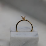 Oval Solitaire Lab Grown Diamond Engagement Ring