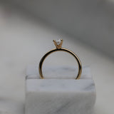 Oval Solitaire Lab Grown Diamond Engagement Ring