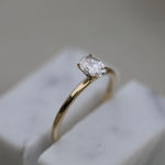 Oval Solitaire Lab Grown Diamond Engagement Ring