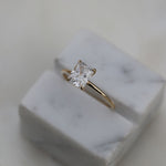 Radiant Solitaire Lab Grown Diamond Engagement Ring