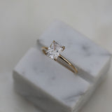 Radiant Solitaire Lab Grown Diamond Engagement Ring