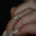 Cushion Solitaire Lab Grown Diamond Engagement Ring