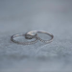 0.225 CT Round Curved Lab Grown Diamond Wedding Band