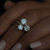 Round Solitaire Lab Grown Diamond Diamond Engagement Ring