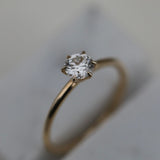 Round Solitaire Lab Grown Diamond Engagement Ring