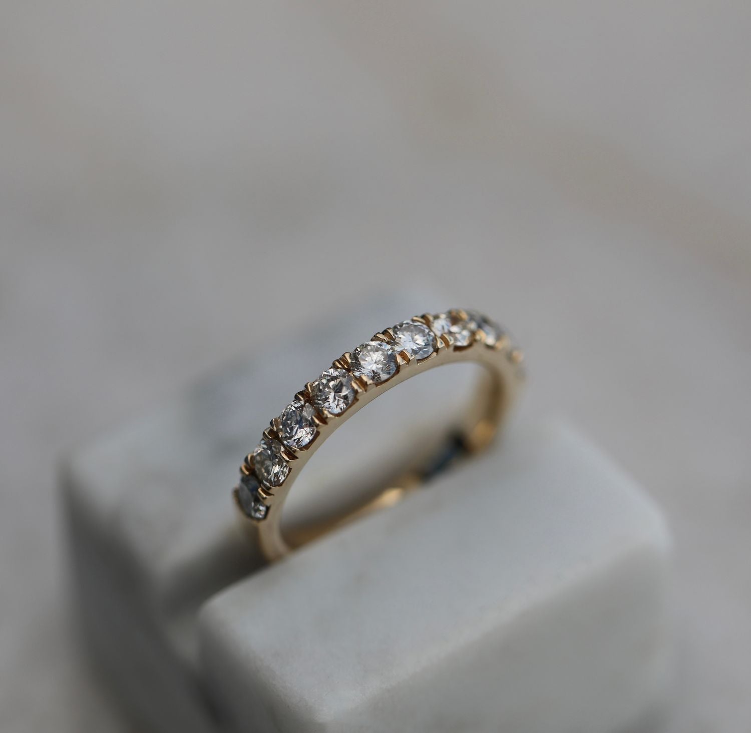 1.10 CT Round Lab Grown Diamond Wedding Band