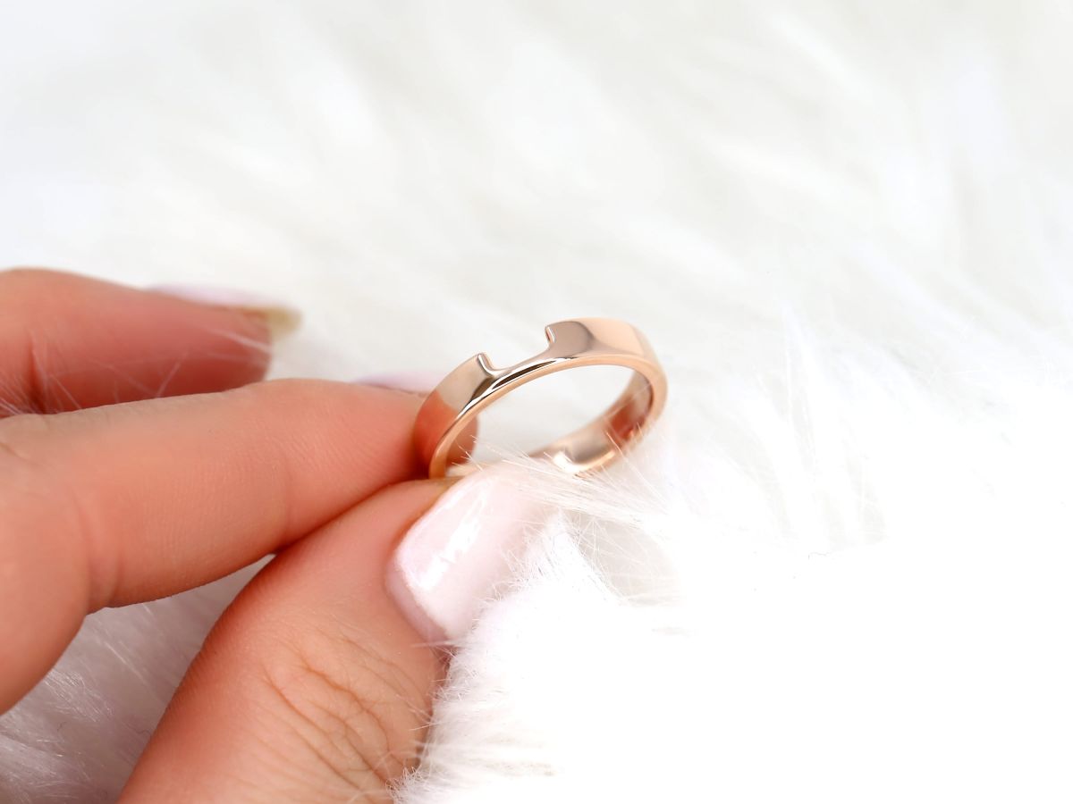 Stunning Cut Out Metal Wedding Bands 5