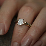 Radiant Solitaire Lab Grown Diamond Engagement Ring