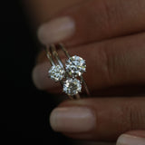 Round Solitaire Lab Grown Diamond Diamond Engagement Ring
