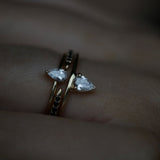 Pear Solitaire Lab Grown Diamond Engagement Ring