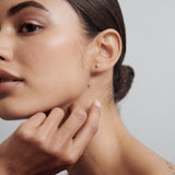 0.20 TCW Round Cut Lab Grown Bezel Earrings