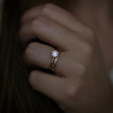 Round Solitaire Lab Grown Diamond Engagement Ring