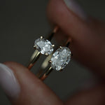 Oval Solitaire Lab Grown Diamond Engagement Ring