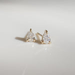 2.0 TCW Pear Cut Lab Grown Stud Earrings