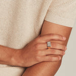 1.03 CT Round Moissanite Channel Set Men's Wedding Band in Solid Gold 3