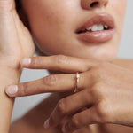 Stunning 0.15 CT Heart Moissanite Engagement Ring with Solitaire Design