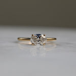 Oval Solitaire Lab Grown Diamond Engagement Ring