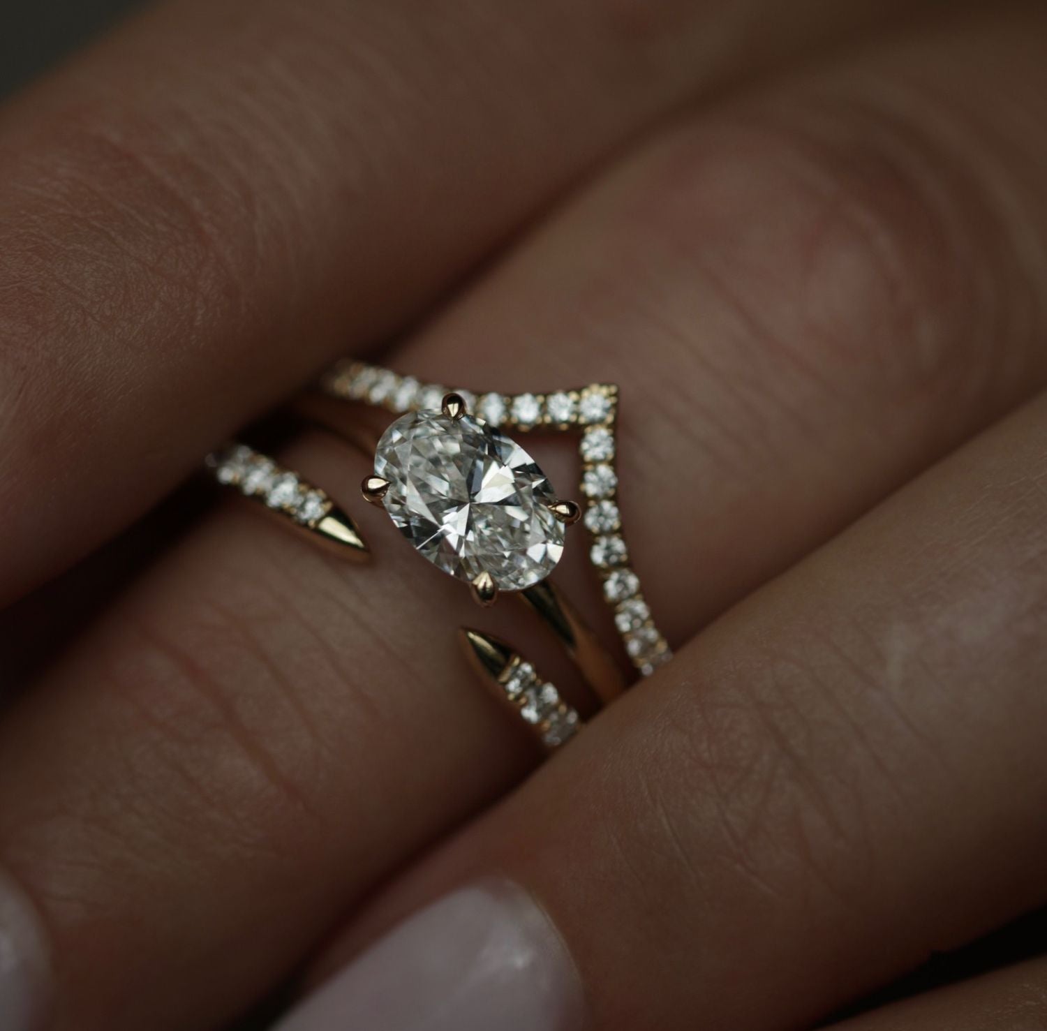 Oval Solitaire Lab Grown Diamond Engagement Ring