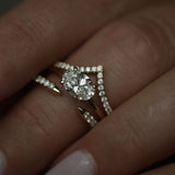 Oval Solitaire Lab Grown Diamond Engagement Ring