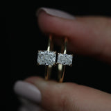 Radiant Solitaire Lab Grown Diamond Engagement Ring