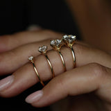 Round Solitaire Lab Grown Diamond Engagement Ring