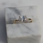 Oval Solitaire Lab Grown Diamond Engagement Ring