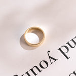 Delicate Men's Wedding Minimalistic Band in Solid Gold 7