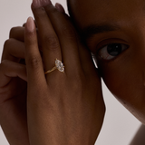 1.51 CT Marquise Lab Grown Diamond Solitaire Engagement Ring