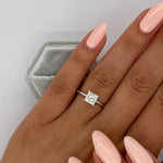 Princess Solitaire Lab Grown Diamond Engagement Ring