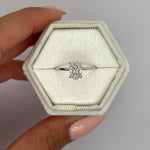 Oval Solitaire Lab Grown Diamond Engagement Ring