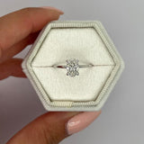 Oval Solitaire Lab Grown Diamond Engagement Ring