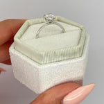 Oval Solitaire Lab Grown Diamond Engagement Ring