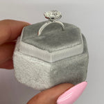 Oval Solitaire Lab Grown Diamond Engagement Ring