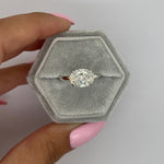 Oval Solitaire Lab Grown Diamond Engagement Ring