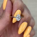 Oval Solitaire Lab Grown Diamond Engagement Ring