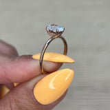 Oval Solitaire Lab Grown Diamond Engagement Ring