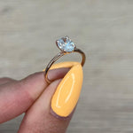 Oval Solitaire Lab Grown Diamond Engagement Ring