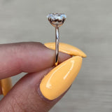 Oval Solitaire Lab Grown Diamond Engagement Ring