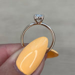 Oval Solitaire Lab Grown Diamond Engagement Ring