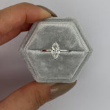 Marquise Solitaire Lab Grown Diamond Engagement Ring