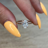 Oval Solitaire Lab Grown Diamond Engagement Ring