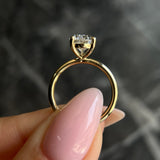 Pear Solitaire Lab Grown Diamond Engagement Ring