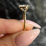 Pear Solitaire Lab Grown Diamond Engagement Ring