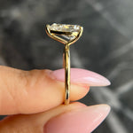 Pear Solitaire Lab Grown Diamond Engagement Ring