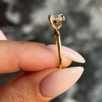 1.0 CT Asscher Solitaire CVD E/VS2 Diamond Engagement Ring 3