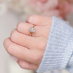 Oval Solitaire Lab Grown Diamond Engagement Ring