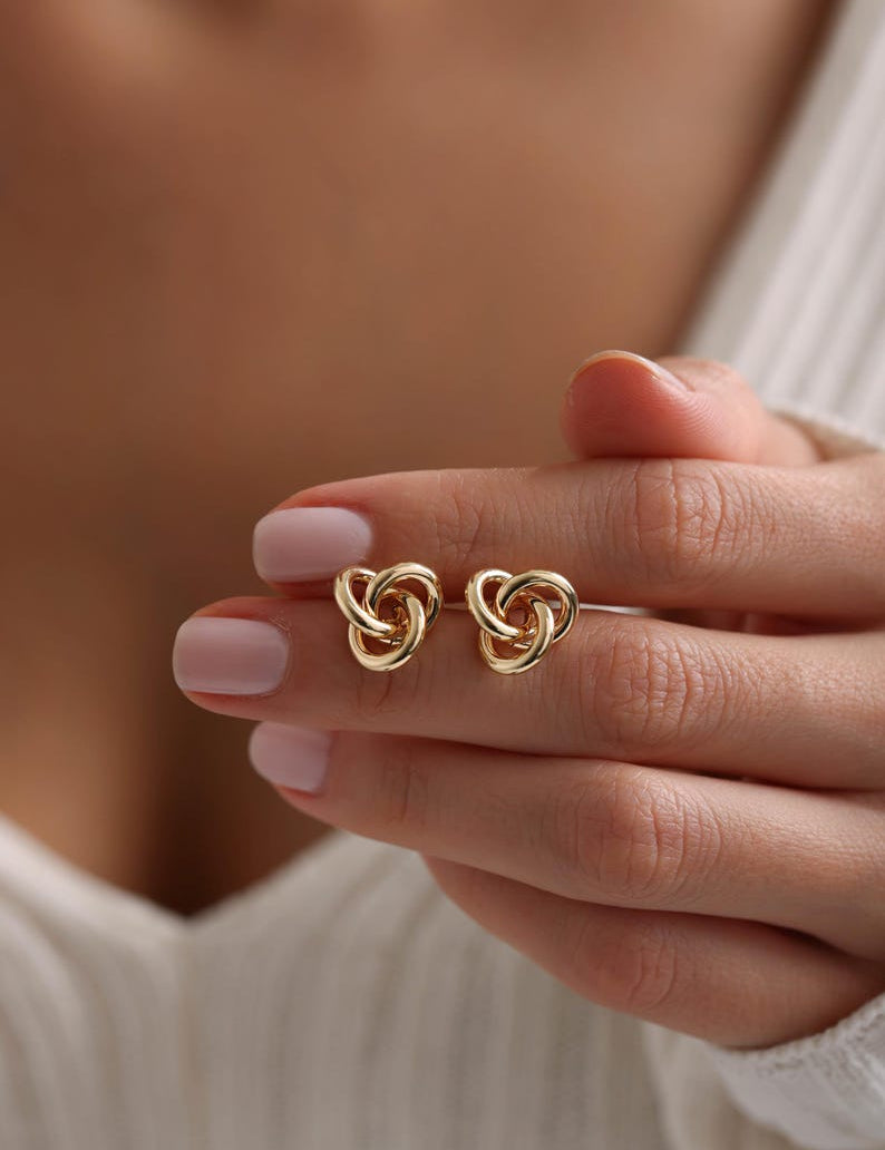 Knot Stud Earrings